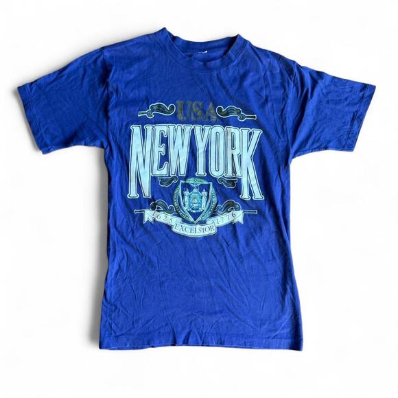 Vintage VTG 80’s 90’s New York Single Stitch Graphic T-Shirt - Picture 1 of 8